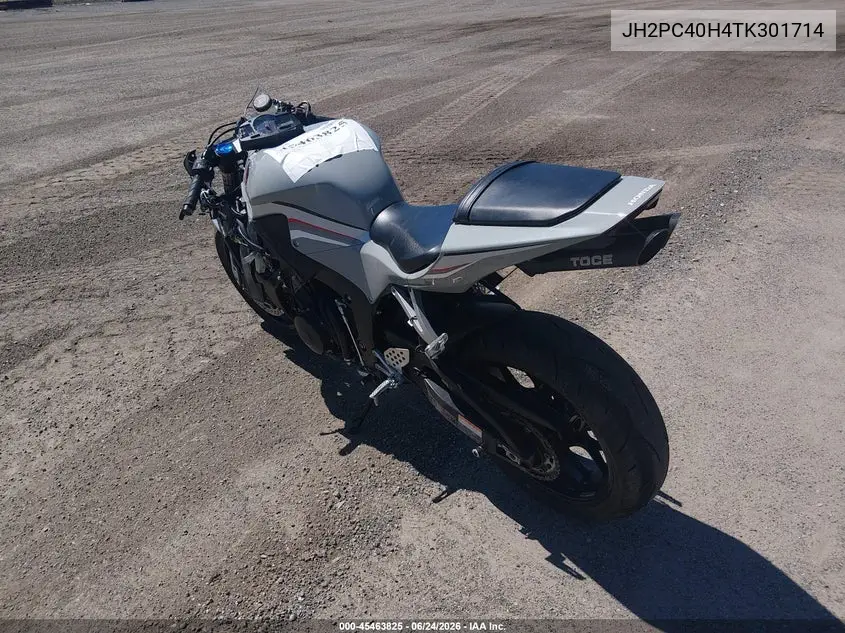 2026 Honda Cbr600 Rr VIN: JH2PC40H4TK301714 Lot: 45463825