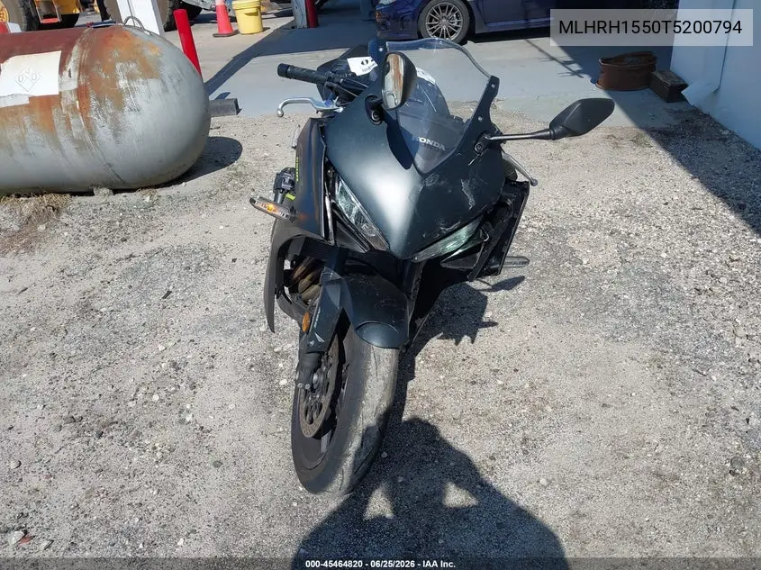 2026 Honda Cbr650 R VIN: MLHRH1550T5200794 Lot: 45464820