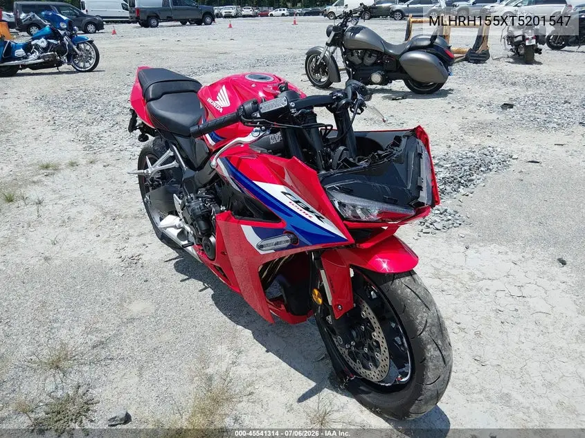 2026 Honda Cbr650 R VIN: MLHRH155XT5201547 Lot: 45541314