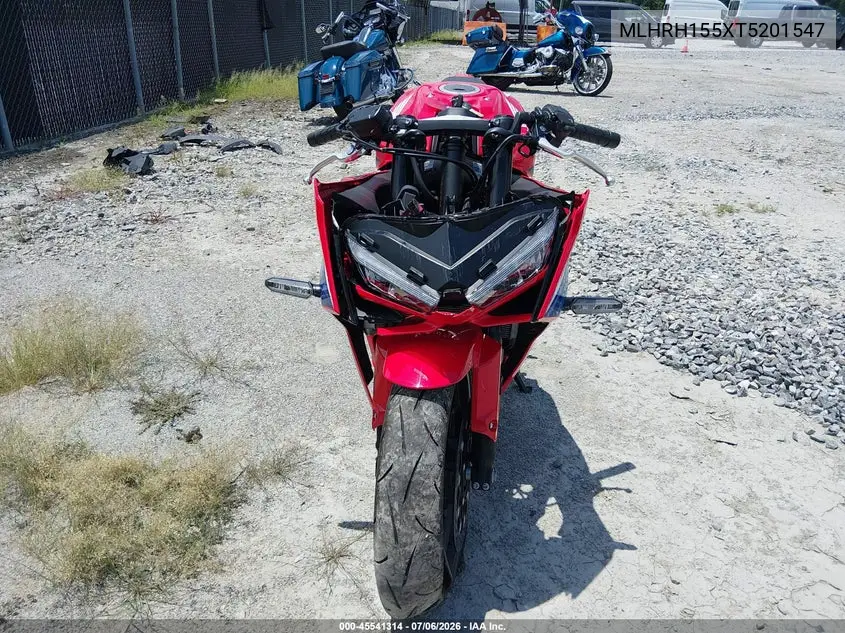 2026 Honda Cbr650 R VIN: MLHRH155XT5201547 Lot: 45541314