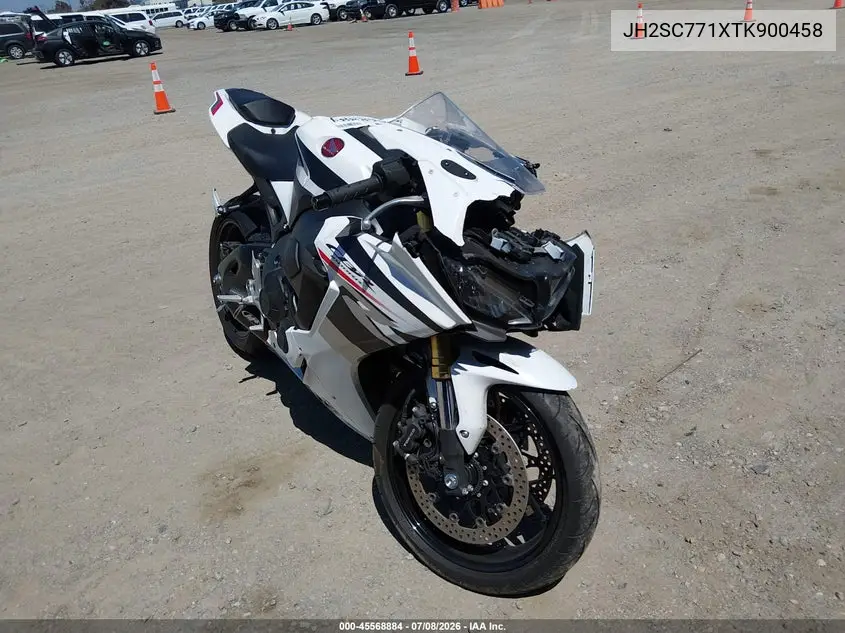 2026 Honda Cbr1000 Rr VIN: JH2SC771XTK900458 Lot: 45568884