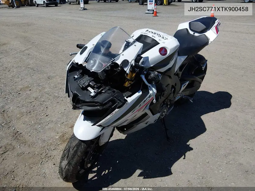 2026 Honda Cbr1000 Rr VIN: JH2SC771XTK900458 Lot: 45568884