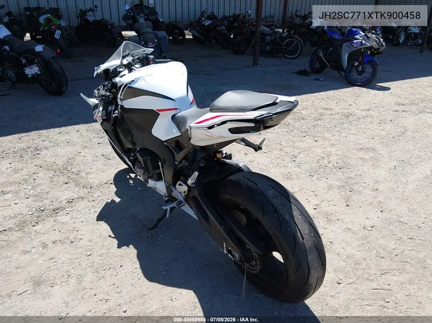 2026 Honda Cbr1000 Rr VIN: JH2SC771XTK900458 Lot: 45568884