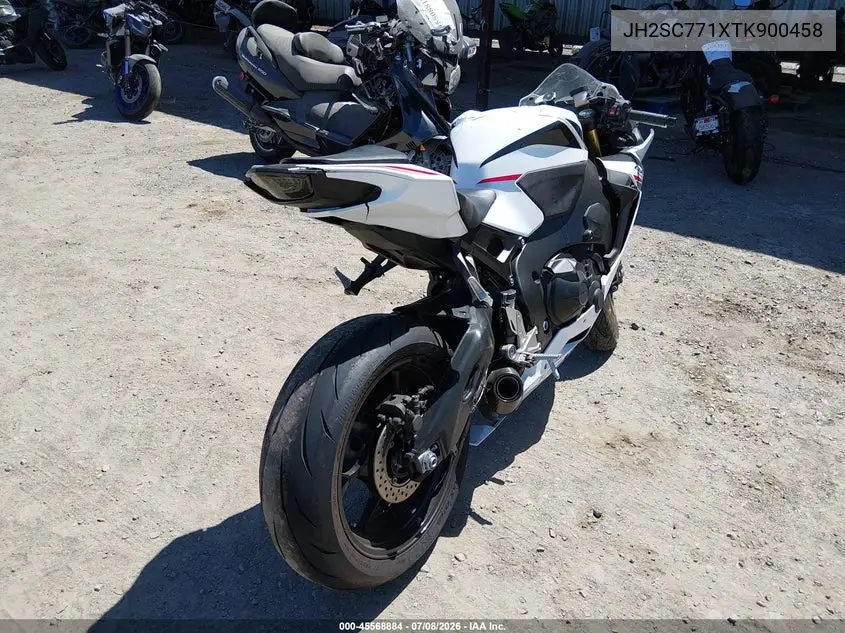 2026 Honda Cbr1000 Rr VIN: JH2SC771XTK900458 Lot: 45568884