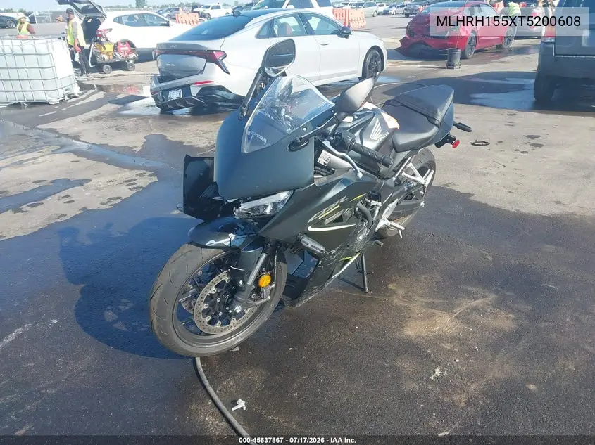 2026 Honda Cbr650 R VIN: MLHRH155XT5200608 Lot: 45637867