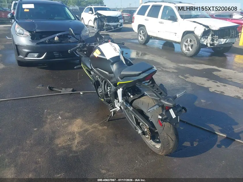2026 Honda Cbr650 R VIN: MLHRH155XT5200608 Lot: 45637867