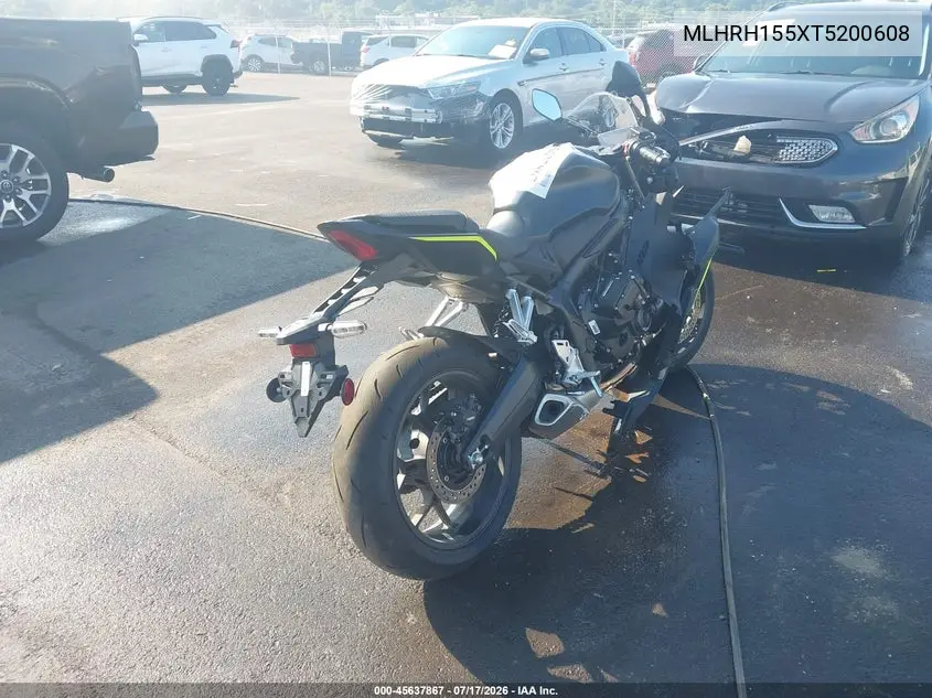 2026 Honda Cbr650 R VIN: MLHRH155XT5200608 Lot: 45637867