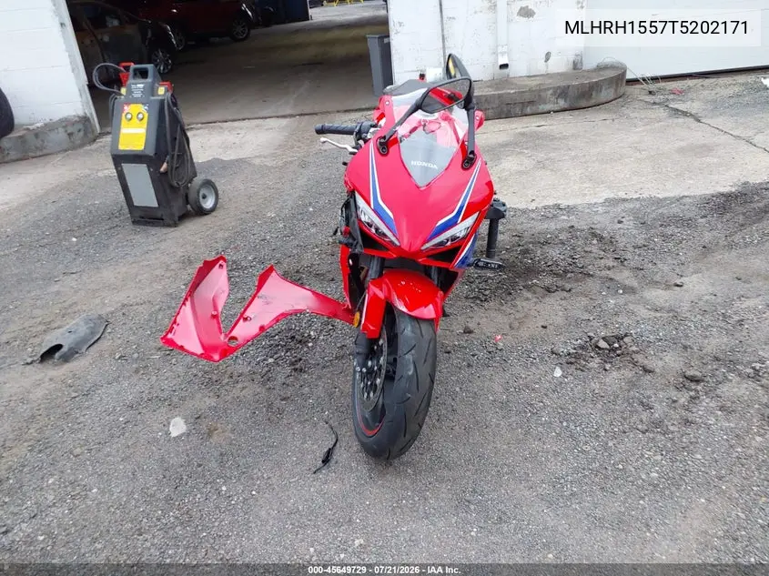 2026 Honda Cbr650 R VIN: MLHRH1557T5202171 Lot: 45649729