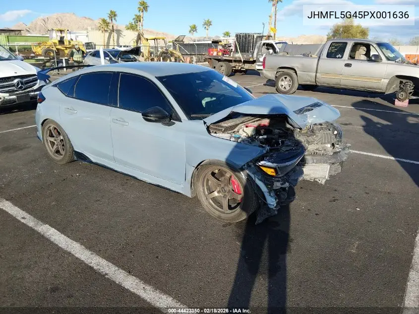 2023 Honda Civic Type R Touring VIN: JHMFL5G45PX001636 Lot: 44423350