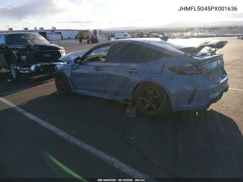 2023 Honda Civic Type R Touring VIN: JHMFL5G45PX001636 Lot: 44423350