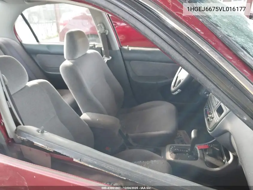 1HGEJ6675VL016177 1997 Honda Civic Lx
