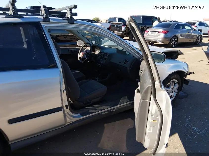 2HGEJ6428WH122497 1998 Honda Civic Cx