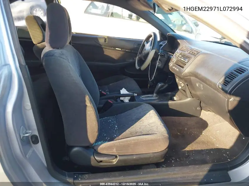 1HGEM22971L072994 2001 Honda Civic Ex