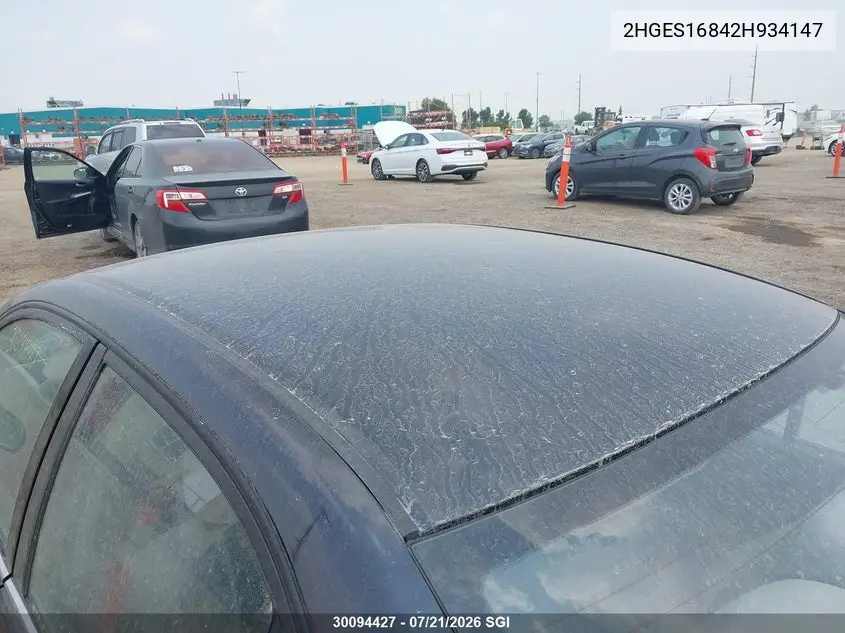 2002 Honda Civic Lx VIN: 2HGES16842H934147 Lot: 30094427