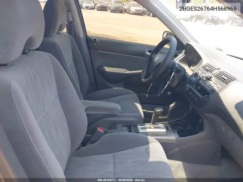 2004 Honda Civic Ex VIN: 2HGES26764H568966 Lot: 45182772