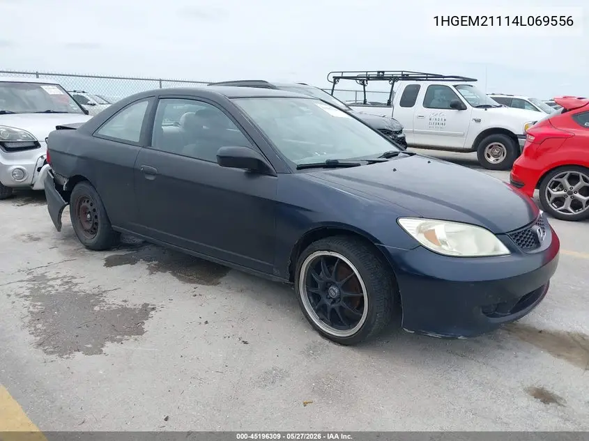 2004 Honda Civic Vp VIN: 1HGEM21114L069556 Lot: 45196309