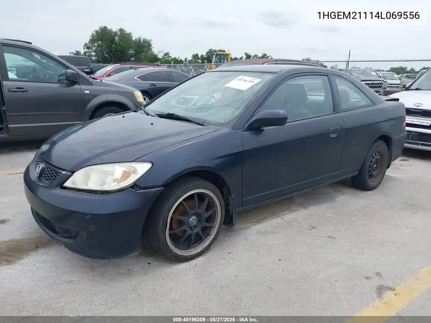 2004 Honda Civic Vp VIN: 1HGEM21114L069556 Lot: 45196309