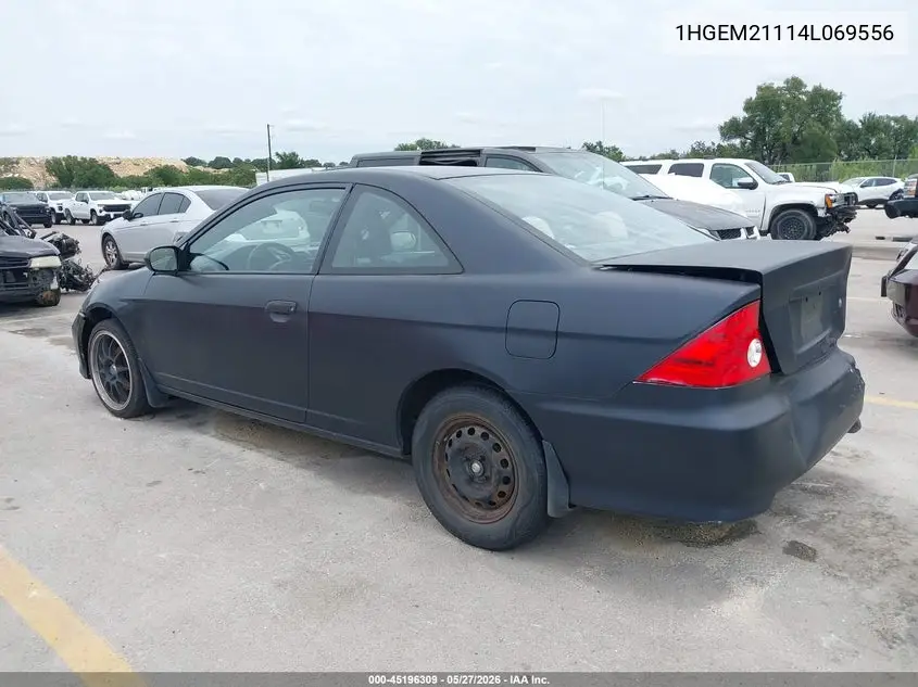 2004 Honda Civic Vp VIN: 1HGEM21114L069556 Lot: 45196309