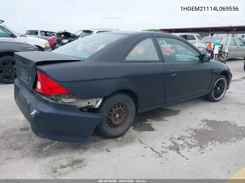 2004 Honda Civic Vp VIN: 1HGEM21114L069556 Lot: 45196309