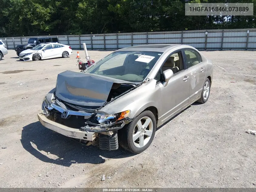 2006 Honda Civic Ex VIN: 1HGFA16846L073889 Lot: 45654048