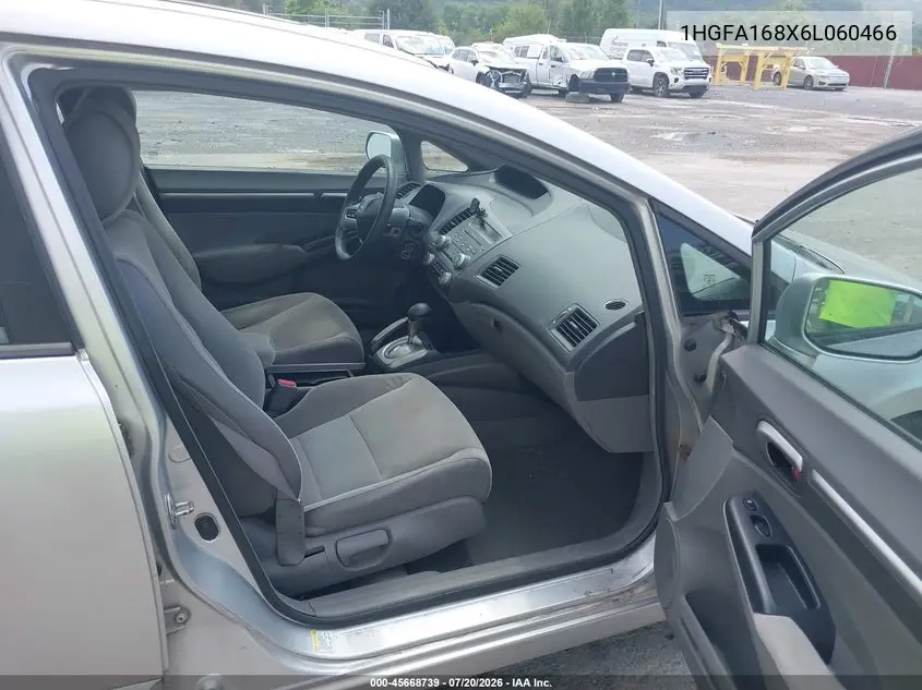 2006 Honda Civic Ex VIN: 1HGFA168X6L060466 Lot: 45668739