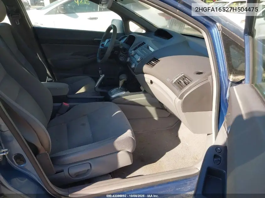 2HGFA16527H504475 2007 Honda Civic Lx
