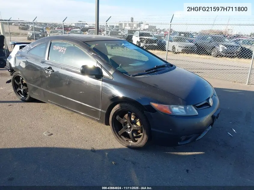 2HGFG21597H711800 2007 Honda Civic Si