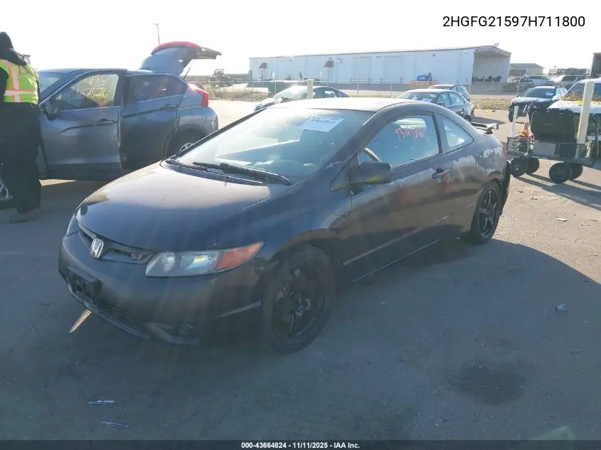 2HGFG21597H711800 2007 Honda Civic Si