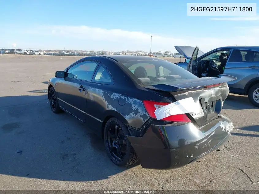 2HGFG21597H711800 2007 Honda Civic Si