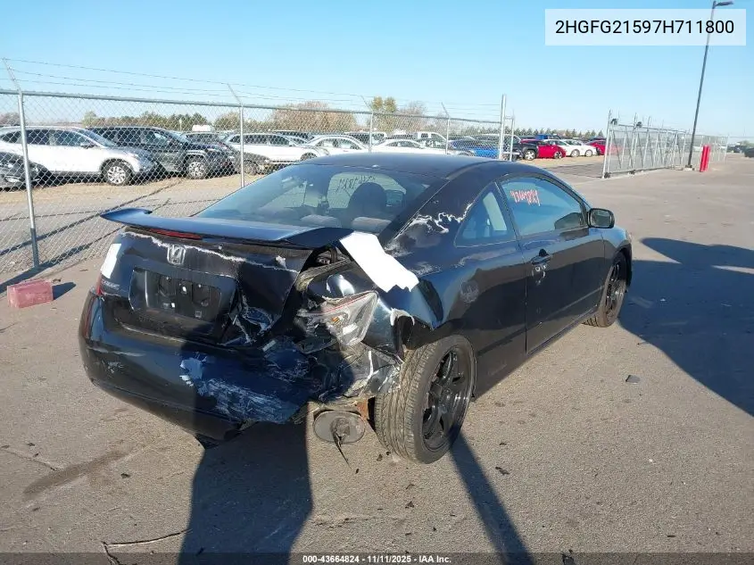 2HGFG21597H711800 2007 Honda Civic Si
