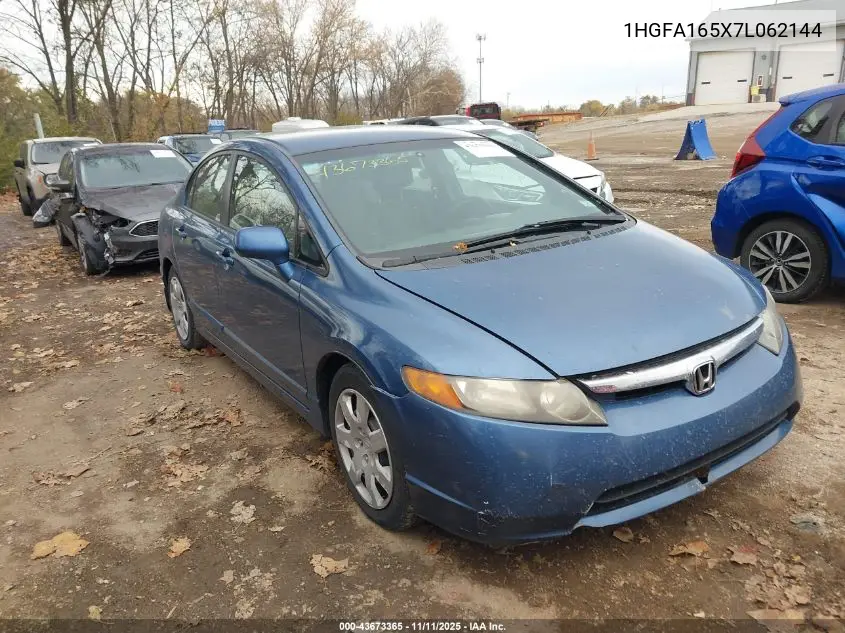 1HGFA165X7L062144 2007 Honda Civic Lx