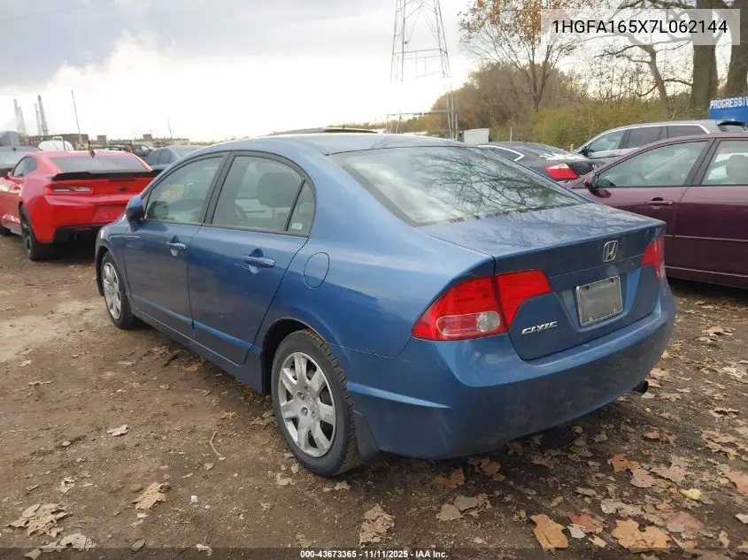 1HGFA165X7L062144 2007 Honda Civic Lx