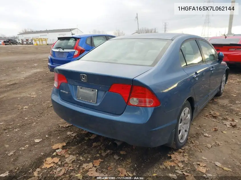 1HGFA165X7L062144 2007 Honda Civic Lx