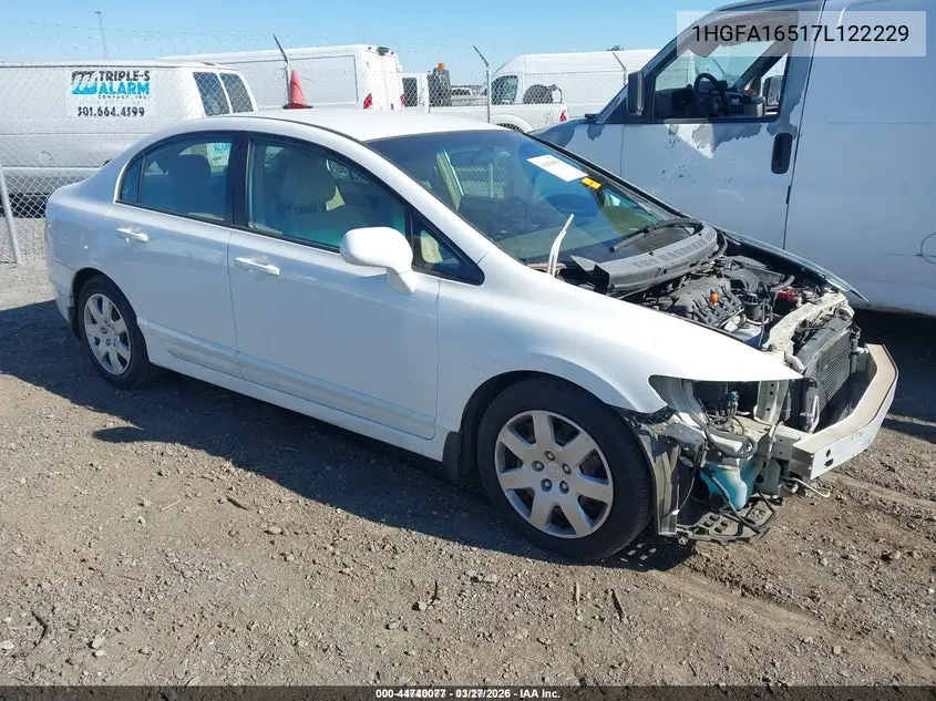 1HGFA16517L122229 2007 Honda Civic Lx