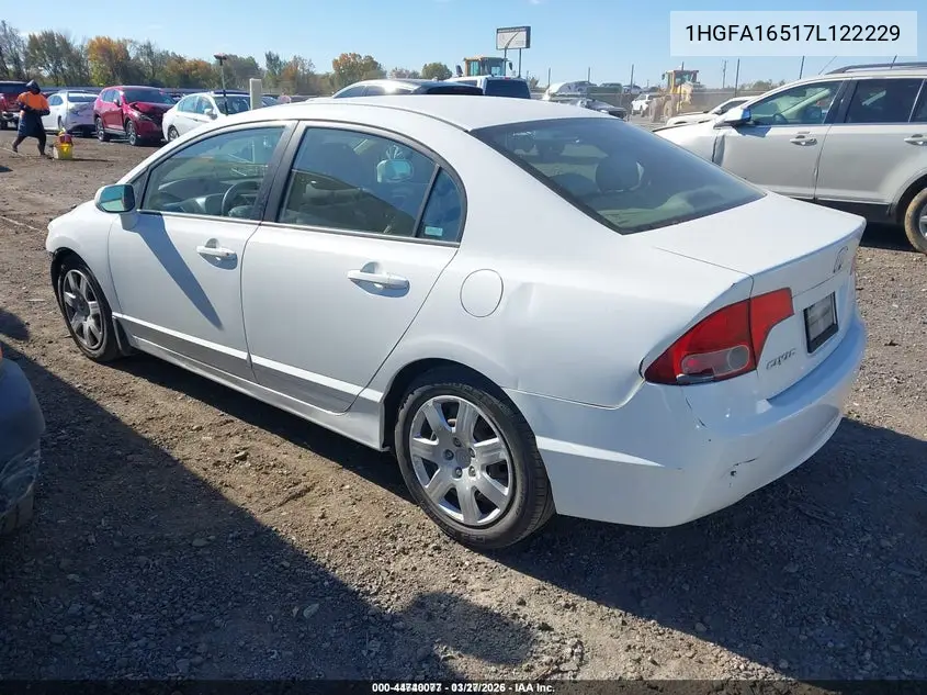 1HGFA16517L122229 2007 Honda Civic Lx