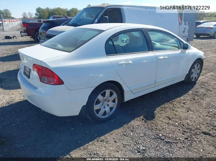 1HGFA16517L122229 2007 Honda Civic Lx