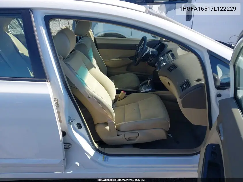 1HGFA16517L122229 2007 Honda Civic Lx
