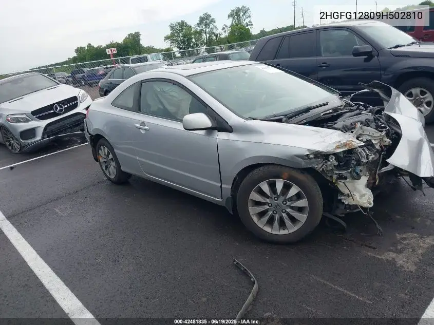 2HGFG12809H502810 2009 Honda Civic Ex