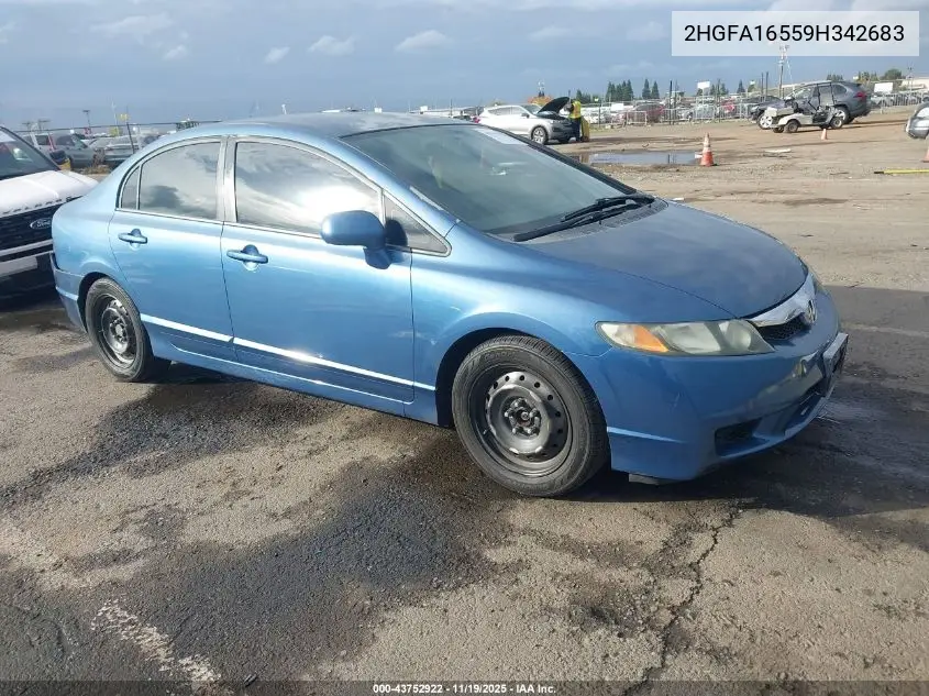 2HGFA16559H342683 2009 Honda Civic Lx