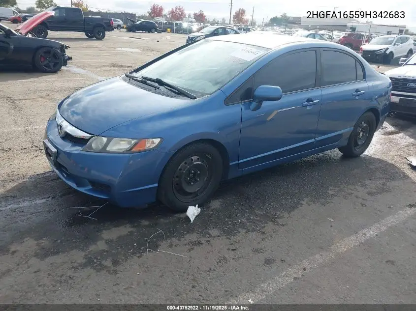 2HGFA16559H342683 2009 Honda Civic Lx