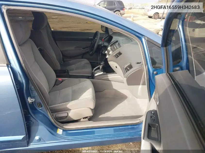 2HGFA16559H342683 2009 Honda Civic Lx