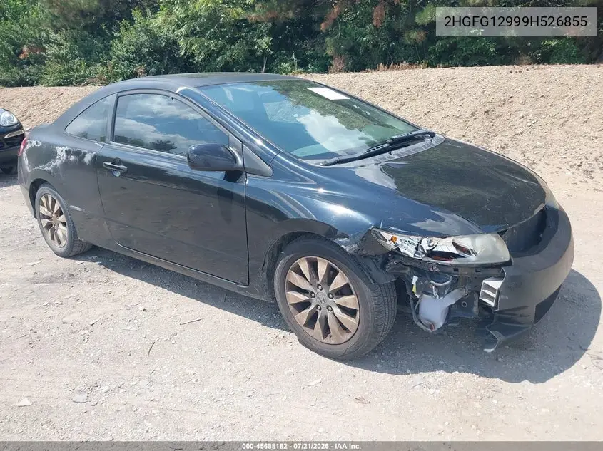 2009 Honda Civic Ex-L VIN: 2HGFG12999H526855 Lot: 45688182