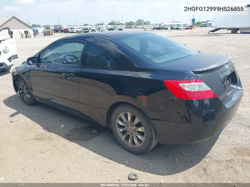 2009 Honda Civic Ex-L VIN: 2HGFG12999H526855 Lot: 45688182