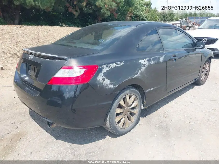 2009 Honda Civic Ex-L VIN: 2HGFG12999H526855 Lot: 45688182