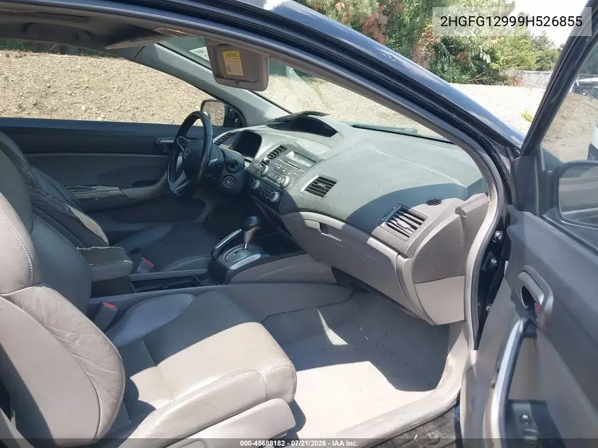 2009 Honda Civic Ex-L VIN: 2HGFG12999H526855 Lot: 45688182