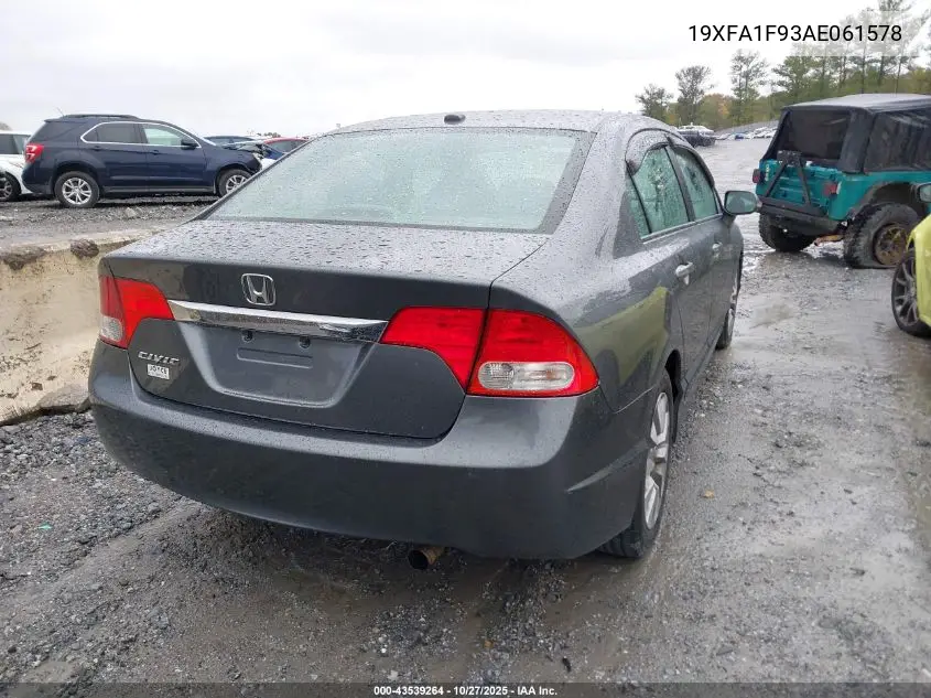 19XFA1F93AE061578 2010 Honda Civic Exl
