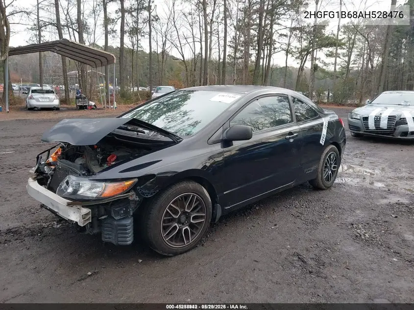 2HGFG1B68AH528476 2010 Honda Civic Lx