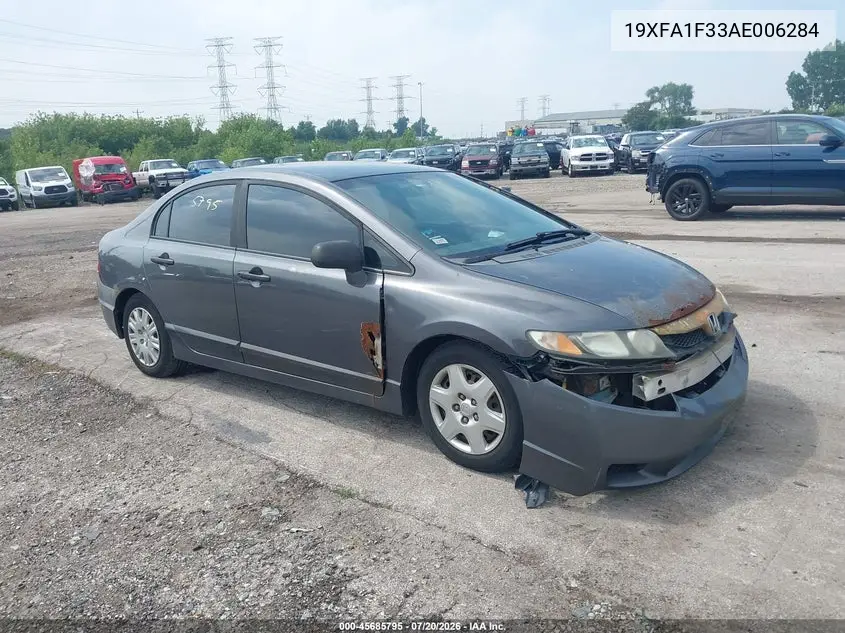 2010 Honda Civic Vp VIN: 19XFA1F33AE006284 Lot: 45685795