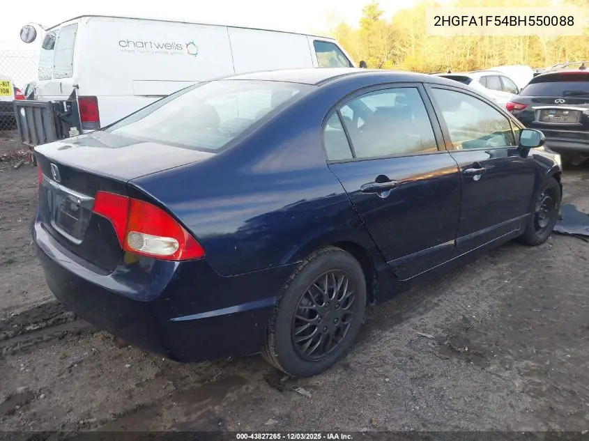 2HGFA1F54BH550088 2011 Honda Civic Lx