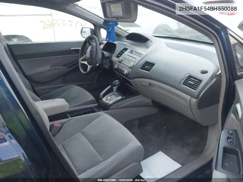 2HGFA1F54BH550088 2011 Honda Civic Lx